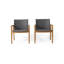 CHAISE CLUB Pirkle (ensemble de 2)