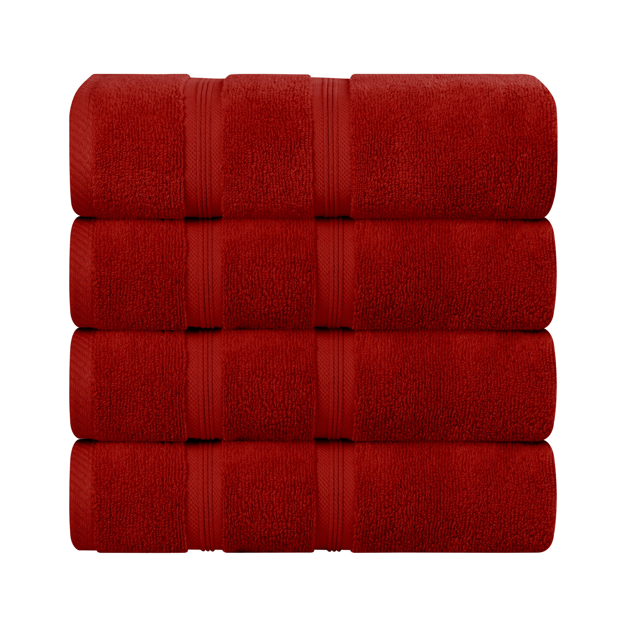 Selda Smart Dry Cotton Bath Towel, Crimson