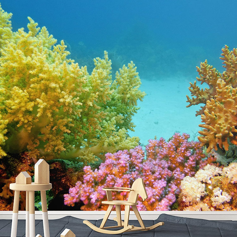 Nautical Ocean Peel & Stick Border, 100" L x 144" W