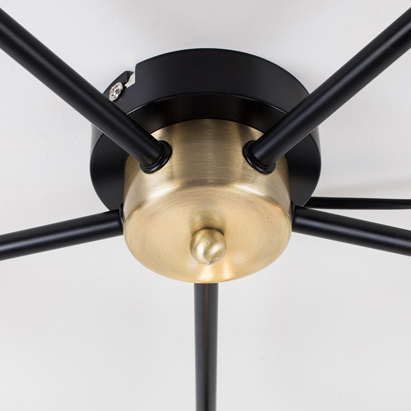 Merrie Semi Flush Mount, No Bulb