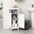 Bathroom Cabinet With Finish - Improves Appearance White Cabinetry Functional Storage Solution