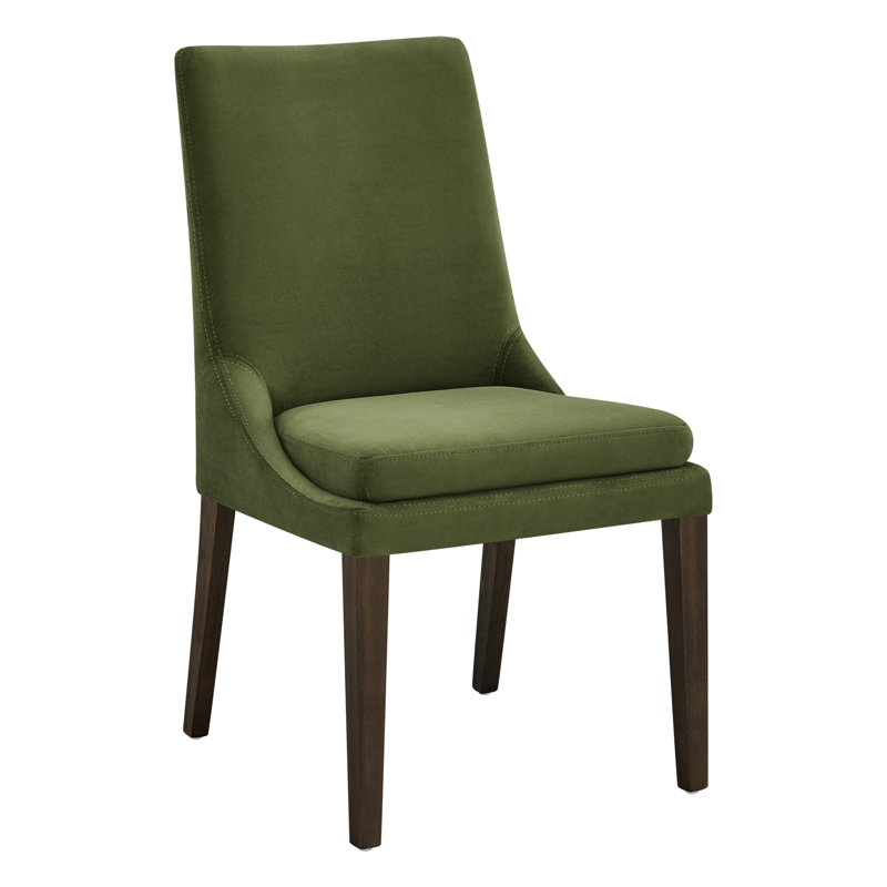 Chaise d'appoint rembourrée Niara, Polyester forêt