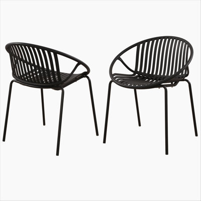 Chaises de salle à manger de patio