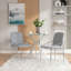 Chailee 48cm H Velvet Upholstered Metal Armchair