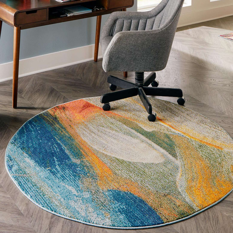 Tapis Wrought Studio ™ Ansela, Rond 7 pi 10 po