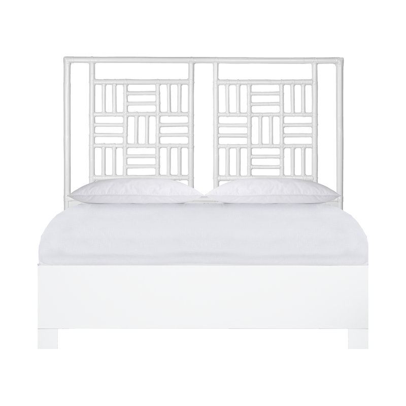 Lit plateforme Finn, Blanc, Grand