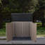 Outdoor 4 ft. 2 in. W x 2 ft. 5 in. D Weather-Resistant Plastic  Horizontal Storage Shed-73820086