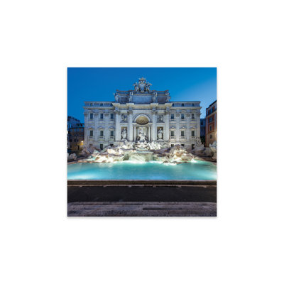 Fontaine de Trevi, Rome, Italie par Jan Becke - reproduction non encadrée