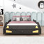 Lit plateforme double avec rangement Akkie-475381333