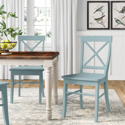 Bellmead Solid Wood Cross Back Side Chair