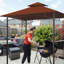 Auvent de remplacement pour abri de jardin Monyca-78598256