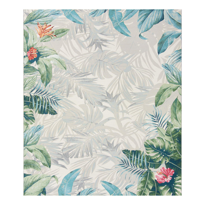 Tapis d'extérieur Anniston Multi_Unique Loom Kula, Rectangle 10 pi x 12 pi