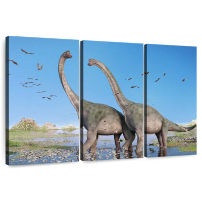 Ashachia, brachiosaure et ptérosaures