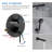 Circular Wall Mounted with Rough-In Valve-74877372