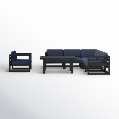 Smith 7 Piece Sectional Seating Group with SunbrellaCushions by AllModern