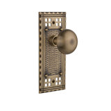 Craftsman Plate with New York Door Knob