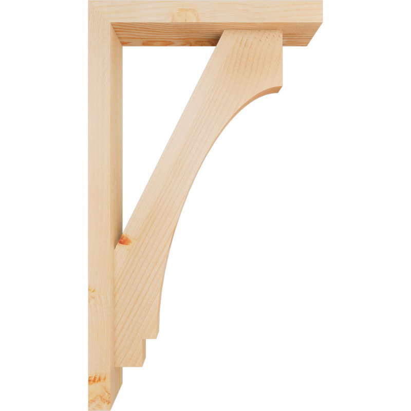 Support de bloc impérial avec entretoise décalée, 28 x 16, Sapin Douglas de l 3 1/2 (lisse)
