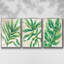 Parchment Palms I - Ensemble de 3 cadres flottants sur toile-97710216-97710215
