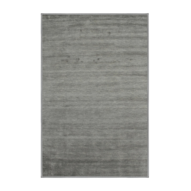 Tapis contemporain gris, Rectangle 7 pi x 9 pi