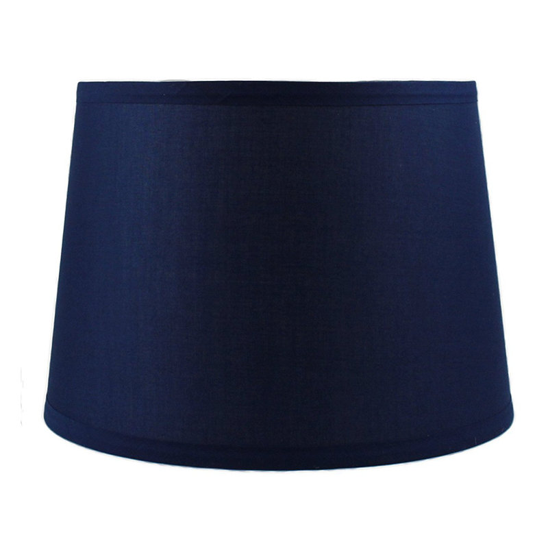 8.5'' H Cotton Drum Lamp Shade, 8.5" H x 12" W x 12" D