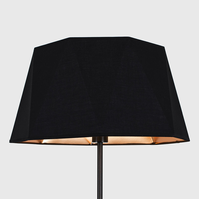 Bekbele 149cm Traditional Floor Lamp, Black, No