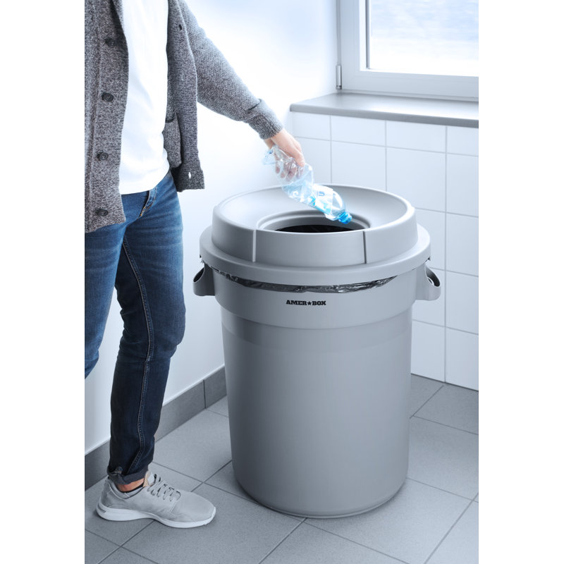 Plastic Open Waste Bin, 120 L