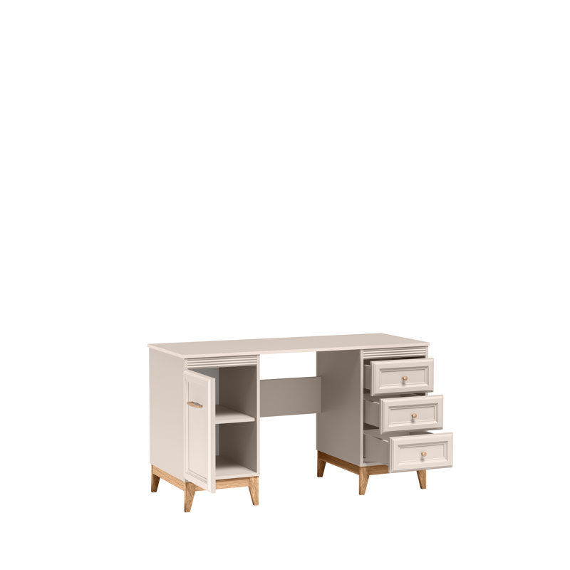 Solid Wood Base Writing Desk