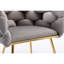 Ensemble de 2 fauteuils avec structure en métal-1735312386