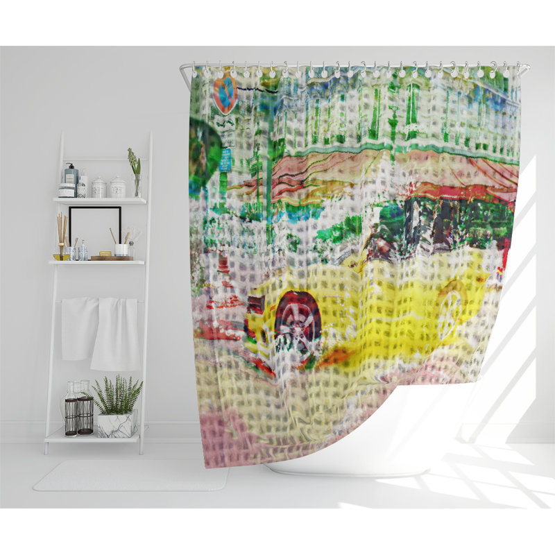 Dilyla Polyester Shower Curtain Set
