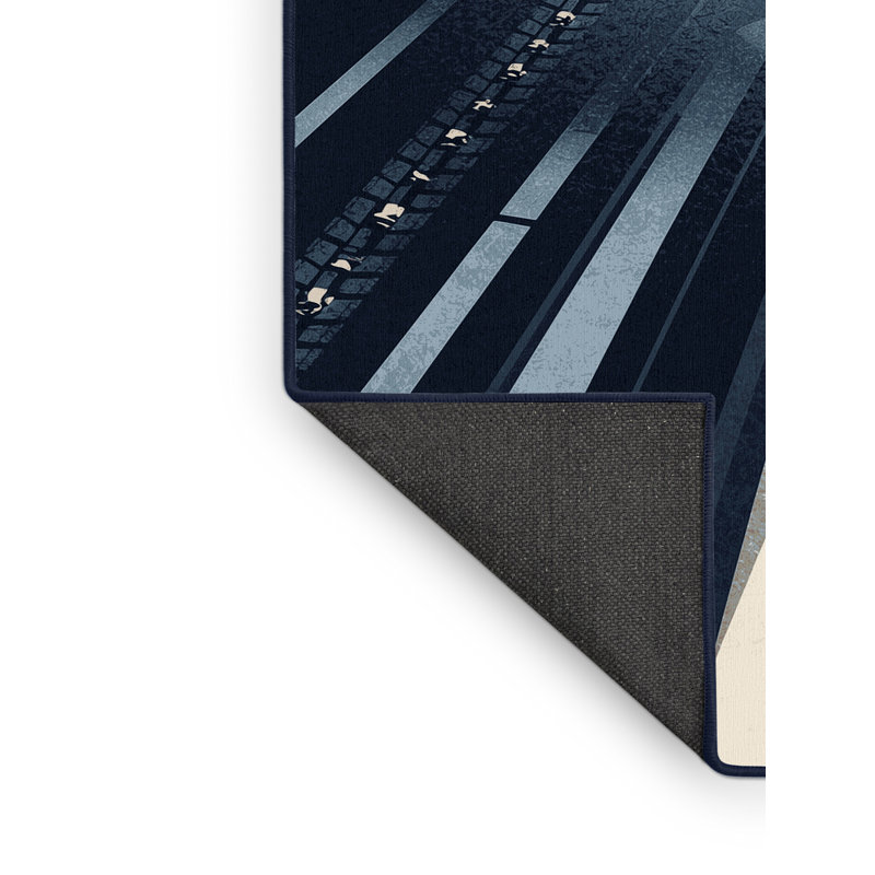 Tapis gris moelleux Soft Endger, 7 x 10