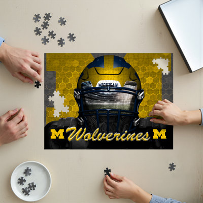 NCAA Michigan Wolverines, masque 3D, 500 pièces