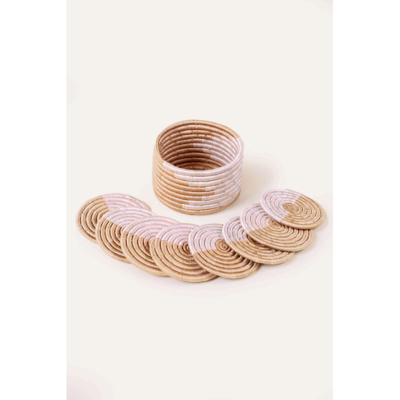 Akeza Basket Coasters - Set of 4