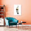 «Golden Splash Trumpet», art mural moderne abstrait-129476396