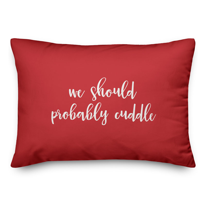 Throw Pillow, Red