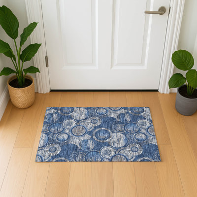 Tapis géométrique de qualité supérieure lavable à la machine Mayfield AMF2206