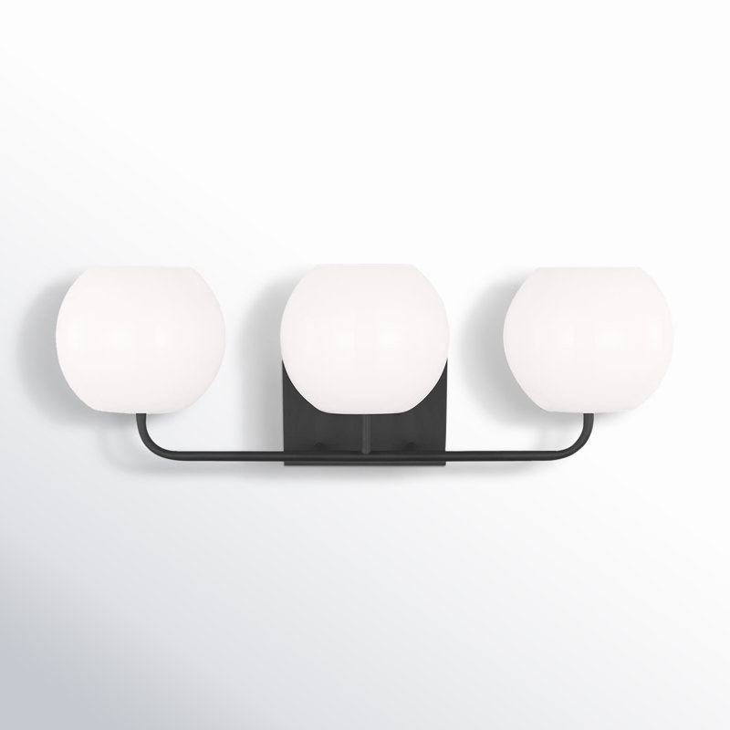 Jorund 3 - Light Dimmable Vanity Light, Midnight Black, Yes