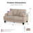 Viafora 3-Piece Boucle Sofa Set-772866564-794656348