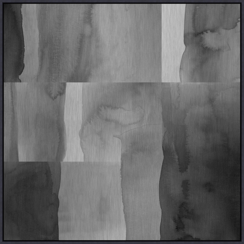 Flowing Grays Painting by Lillian August