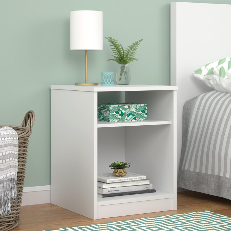 Table de chevet classique en bois avec tiroir - Table de rangement pour meubles de chambre à coucher | Idée de cadeau