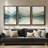 Framed Canvas Wall Art - Vintage Abstract Wall Prints for Bedroom-565599055-565599049