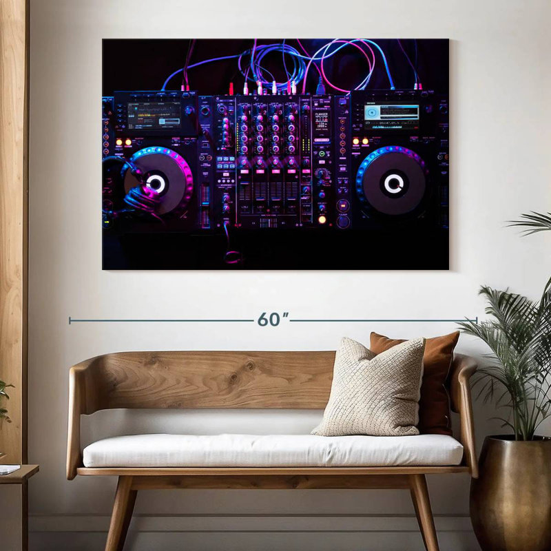 Abarca DJ Audio Controller, 34" H x 51" W