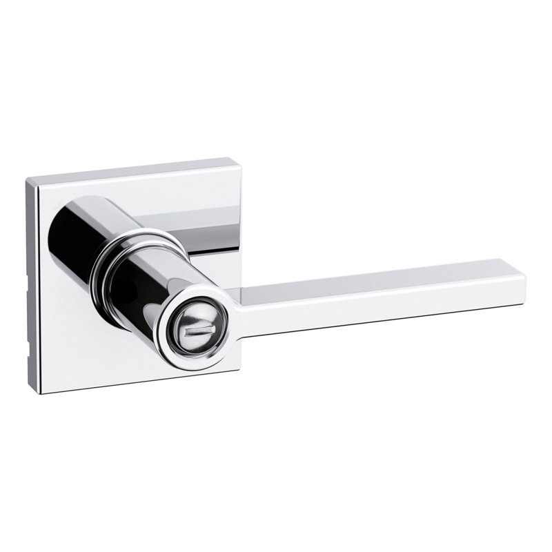 Casey Bed/Bath UL Lever, Polished Chrome