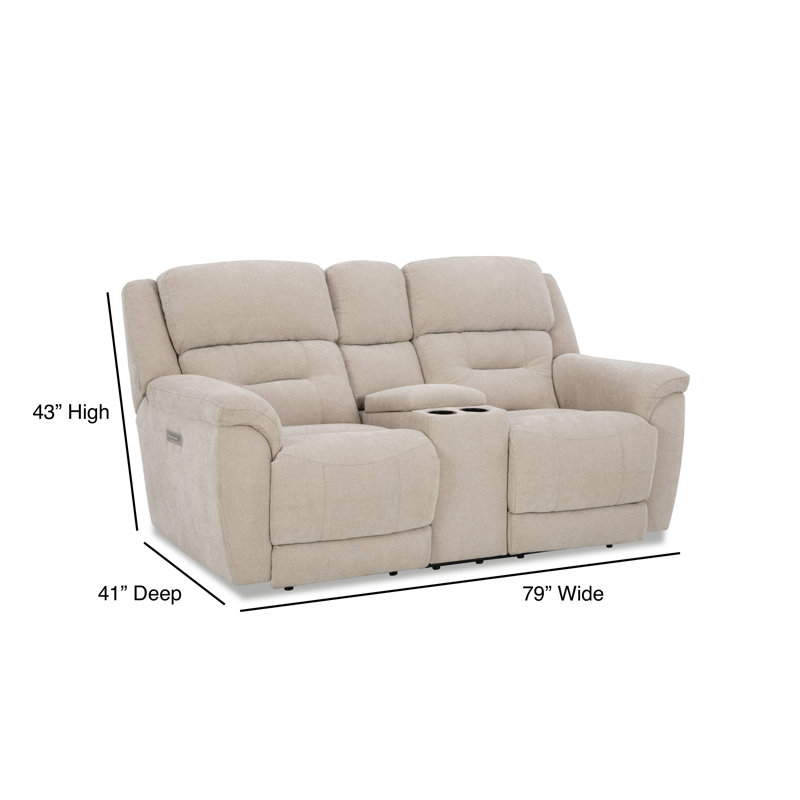 Causeuse Hedveh Triple Power, Zero Gravity, Brun clair