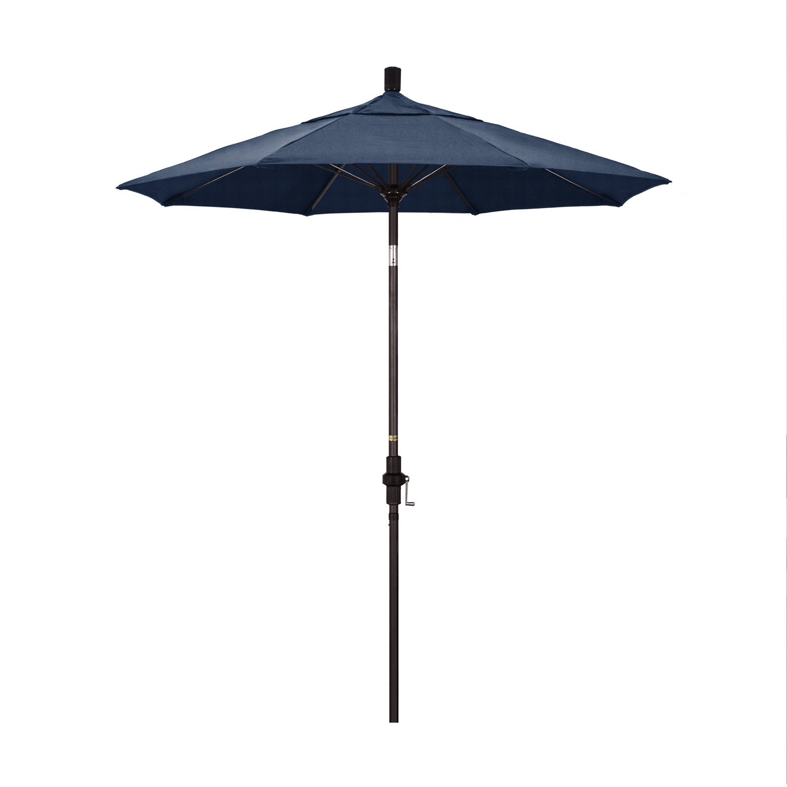 Brent 7.5' Sunbrella® Umbrella, Spectrum Indigo Sunbrella®, Bronze