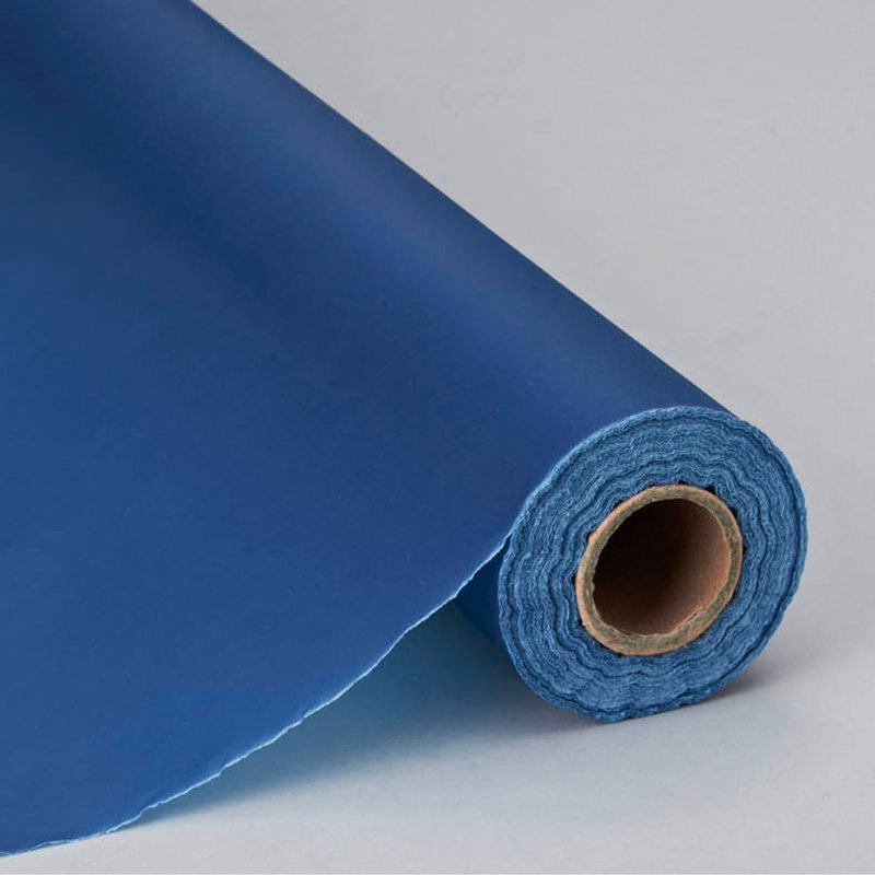 Rouleaux de nappe en plastique jetables, BLEU MARINE