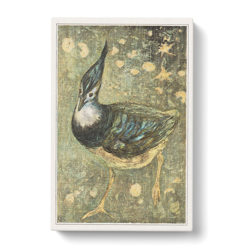 Kievit Bird by Theo Van Hoytema - Wrapped Canvas Painting, 50cm H x 35cm W x 3cm D
