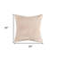 Coussin réversible texturé Blush