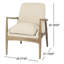 Fauteuil l 27,8 po Russell-303231497