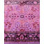 Overdyed Hand-Knotted Wool Modern-Contemporary Purple Runner 2' 6" x 12' 5"