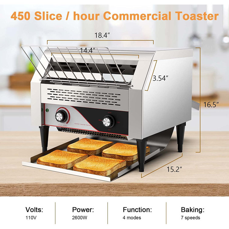 Waring Commercial Heavy-Duty 4-Slide Commercial Toaster